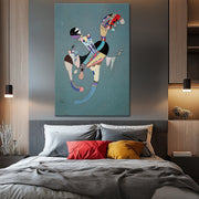 Eine schwebende Figur – Kandinsky