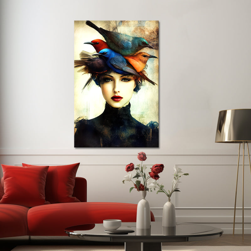 Vintage-Kunst Frau