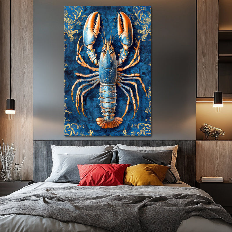 Hummer im Delfter-Blau-Stil IV