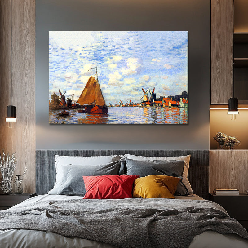 Die Zaan bei Zaandam - Monet