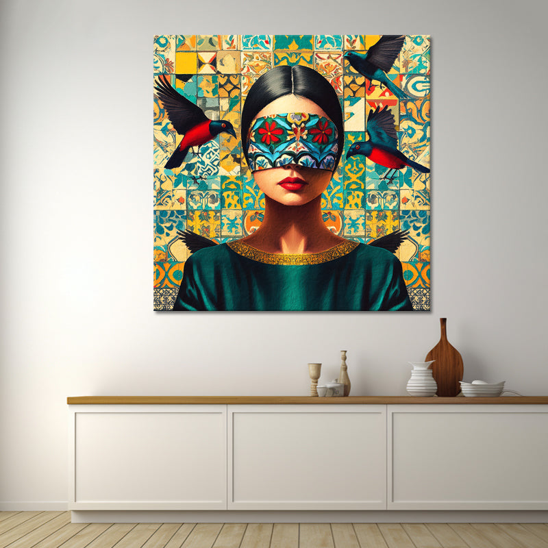 Frau im Mosaik III