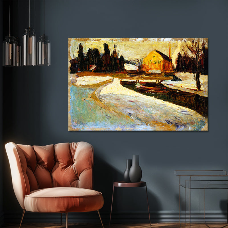 Schwabing, Wintersonne - Kandinsky