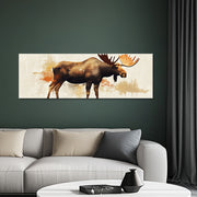 Panorama schilderij van een Eland