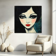 Woman #6 - Kees van Dongen ( inspiratie)