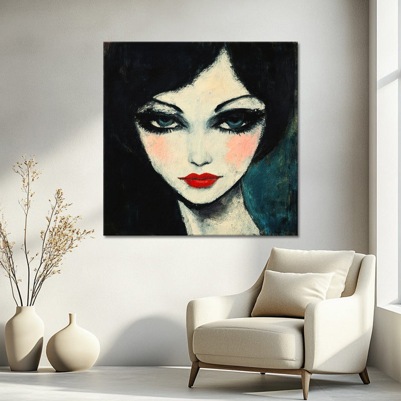 Woman #6 - Kees van Dongen ( inspiratie)