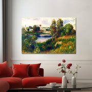 Landschaft bei Vetheuil – Auguste Renoir