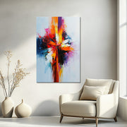 Abstract in kleur schilderij