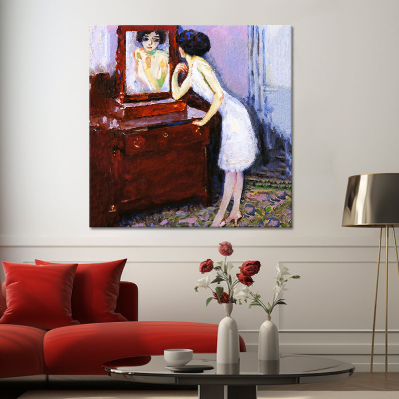 Frau vor einem Spiegel - Kees van Dongen