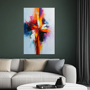 Abstract in kleur schilderij