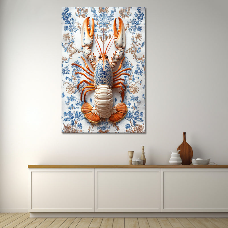 Lobster in Delfts blauw stijl II