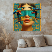 Frau im Mosaik I