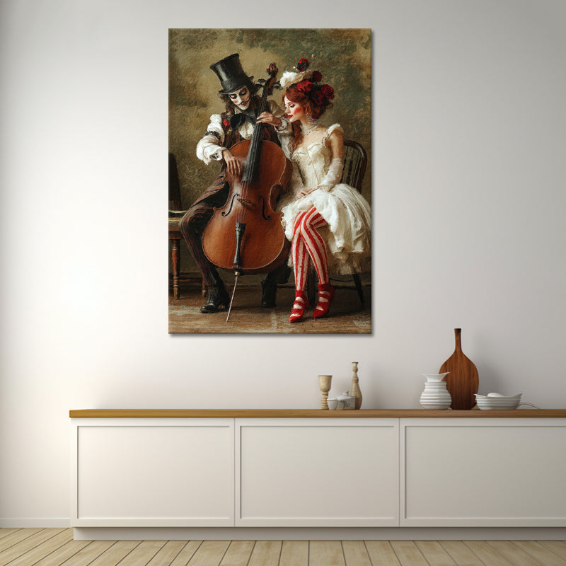 Man speelt op cello