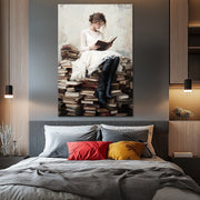 Mädchen beim Lesen II