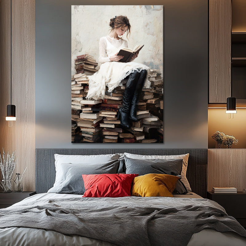 Mädchen beim Lesen II