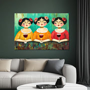 Dikke dames schilderij VII