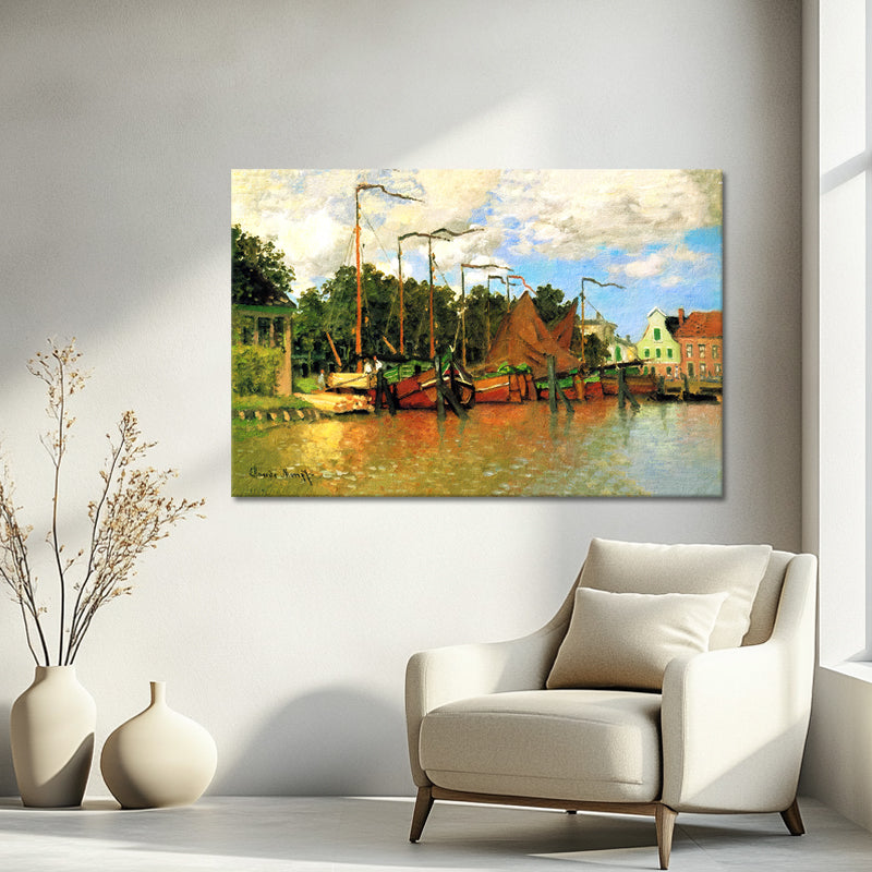 Boote bei Zaandam – Monet
