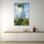 Frau mit Sonnenschirm - Monet