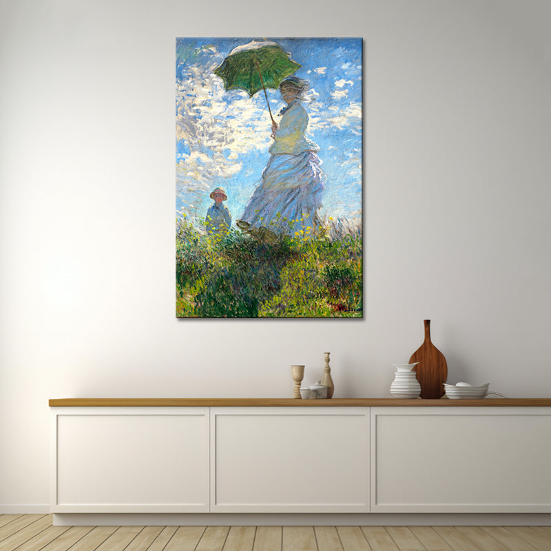 Frau mit Sonnenschirm - Monet