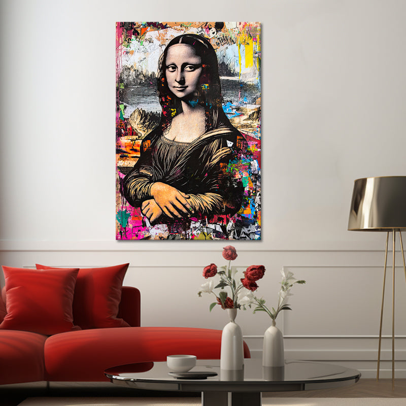 Mona Lisa schilderij mixed