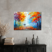Wandelen schilderij