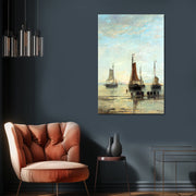 Avondstond op zee - Hendrik Willem Mesdag