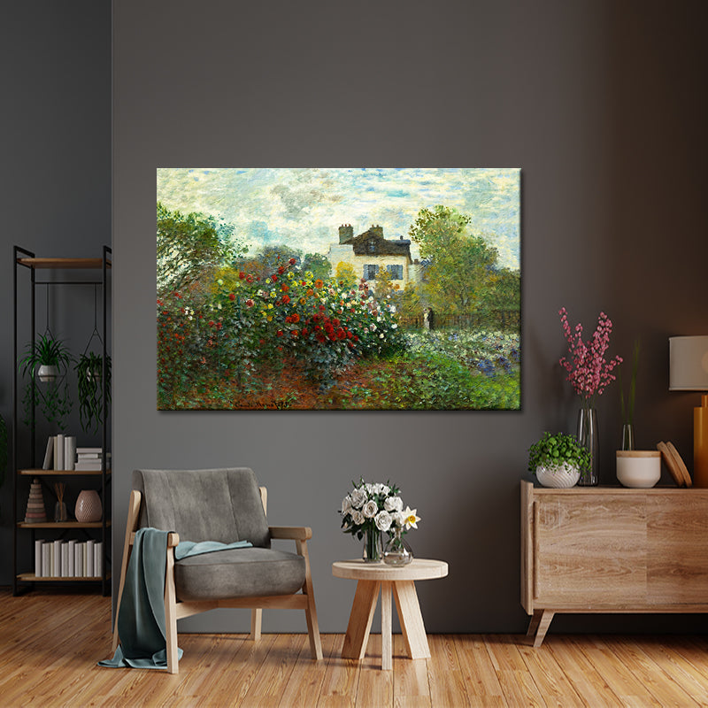 De tuin van Monet in Argenteuil - Monet
