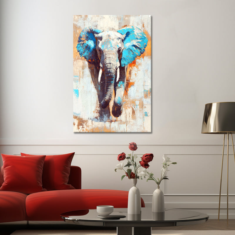 Elefant in Türkis