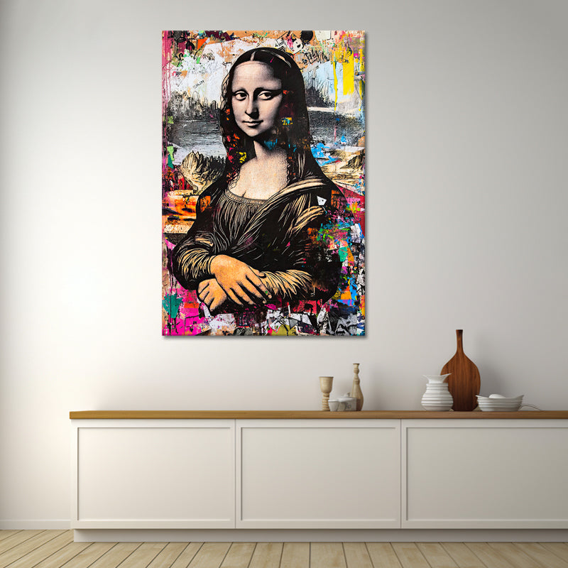 Mona Lisa schilderij mixed