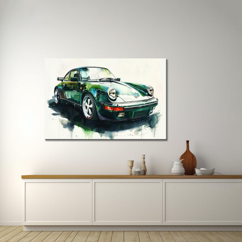 Porsche-Grün-Kunst