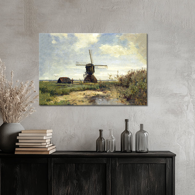Zonnige dag een molen - Paul Joseph Constantin Gabriëlj