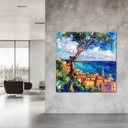 Landschap Art schilderij