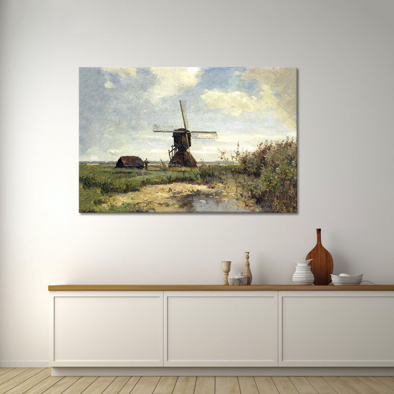 Zonnige dag een molen - Paul Joseph Constantin Gabriëlj