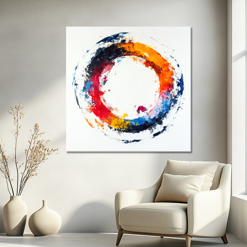 Abstract circle in circle