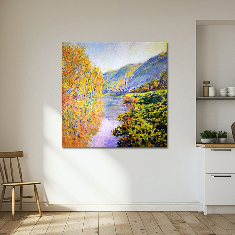 Seine-Ufer bei Jeufosse – Monet