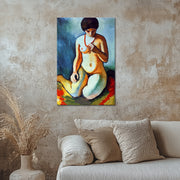 Naakt met Koraalketting - August Macke