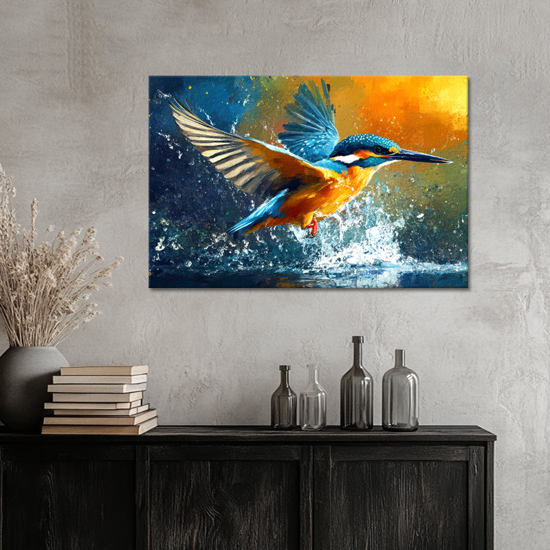 Gemälde Eisvogel II