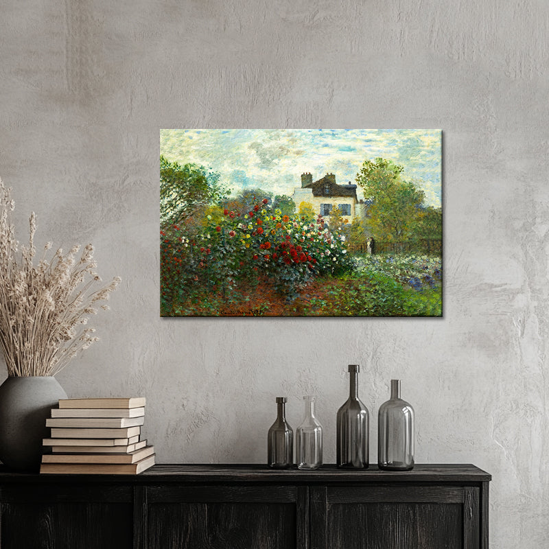 De tuin van Monet in Argenteuil - Monet