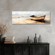 Boot op het strand