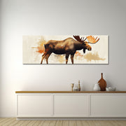 Panorama schilderij van een Eland