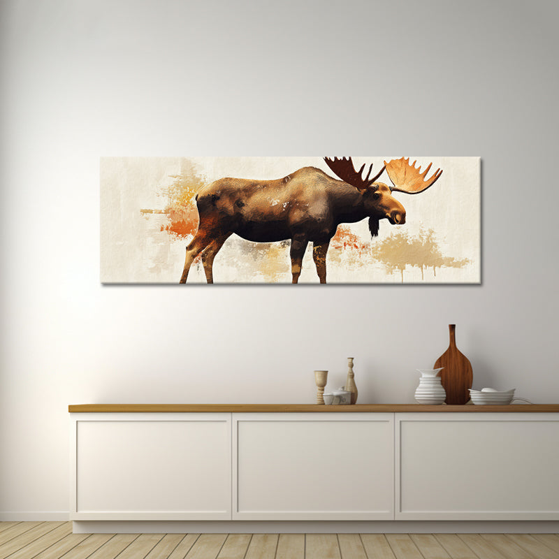Panorama schilderij van een Eland