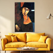 Jeanne Hébuterne mit Hut und Kette - Amedeo Modigliani