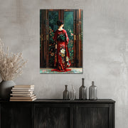 Japanische Frau im Kimono