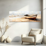 Boot op het strand