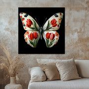 Schmetterling mit Blumen II