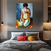 Naakt met Koraalketting - August Macke