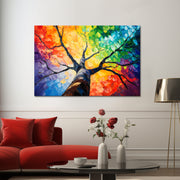 Schilderij Kleurrijk boom II