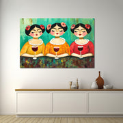 Dikke dames schilderij VII
