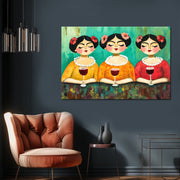 Dikke dames schilderij VII
