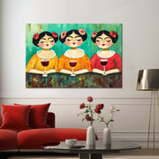 Dikke dames schilderij VII