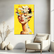 Frau Mixed-Media-Kunst